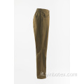 Pantalone dritto marrone scuro da donna